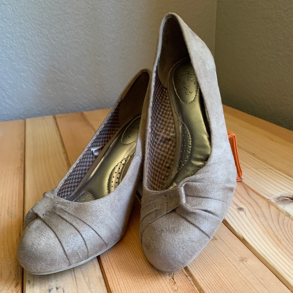 Suede Wedges